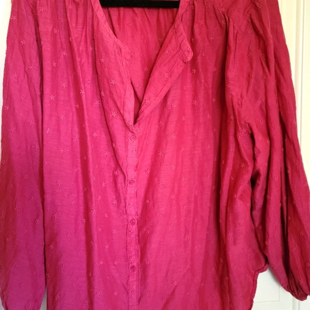 Old Navy cotton peasant blouse - Picture 1 of 3